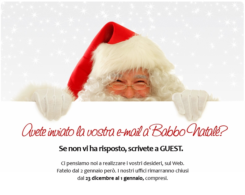 Mail Di Buon Natale.Auguri Di Buon Natale Guest It Labs La Comunicazione Nel Mondo Del 2 0